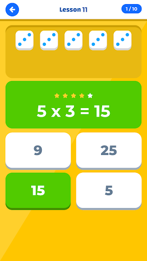 Multiplication / Times Tables - Image screenshot of android app