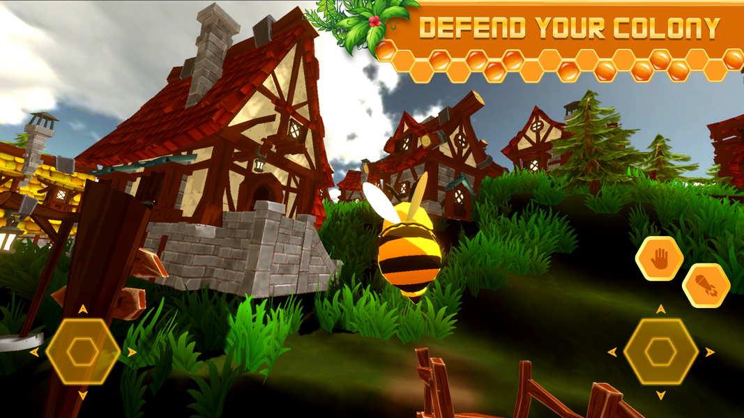 Honey Bee Simulator: HoneyGain - عکس بازی موبایلی اندروید