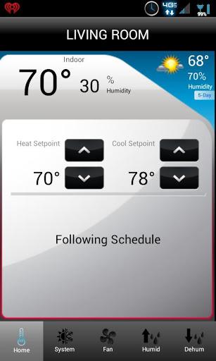 Total Connect Comfort - عکس برنامه موبایلی اندروید