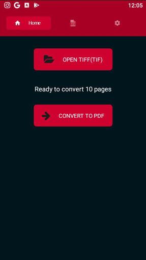 TIFF to PDF Converter - Image screenshot of android app