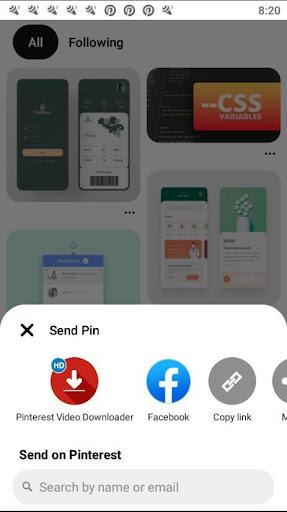 Download Video for Pinterest - Image screenshot of android app