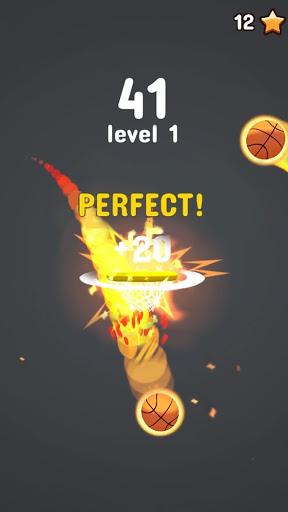 Reverse Basket : basketball game - Gameplay image of android game