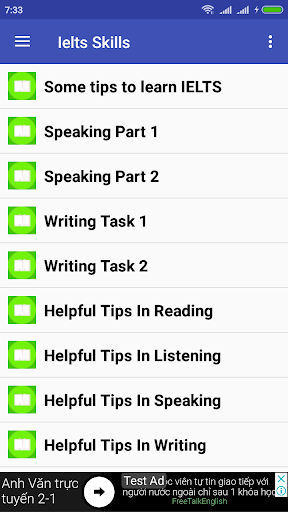 IELTS Skills (Speaking + Writing) - Image screenshot of android app