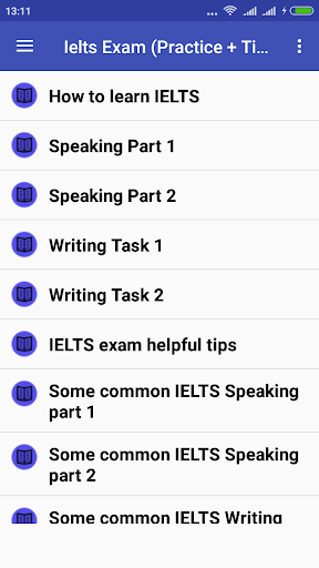 IELTS Exam (Practice + Tips) - Image screenshot of android app