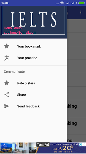 IELTS Grammar Mistakes - Image screenshot of android app
