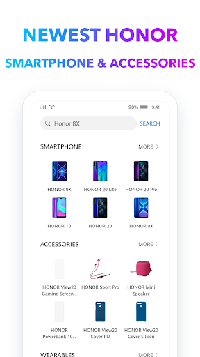 Honor Store‏ - فروشگاه گوشی و لوازم جانبی - عکس برنامه موبایلی اندروید