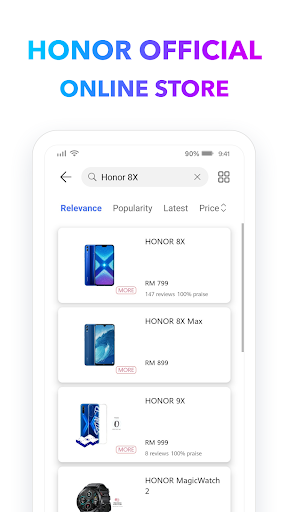 Honor Store - Image screenshot of android app
