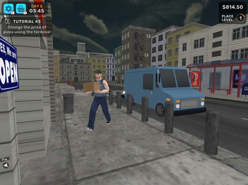 Pizza manager simulator 3d - Gameplay image of android game