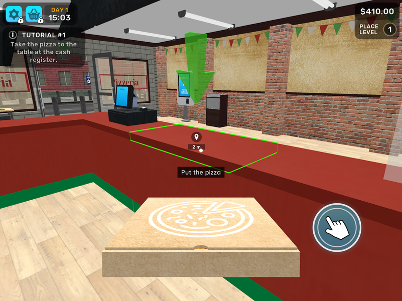Pizza manager simulator 3d - Gameplay image of android game