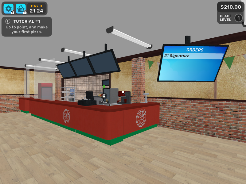 Pizza manager simulator 3d - Gameplay image of android game