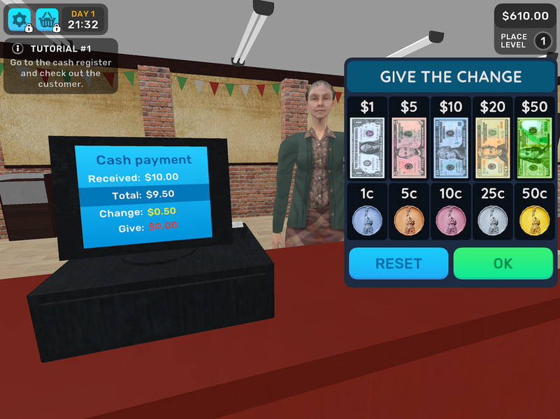 Pizza manager simulator 3d - Gameplay image of android game