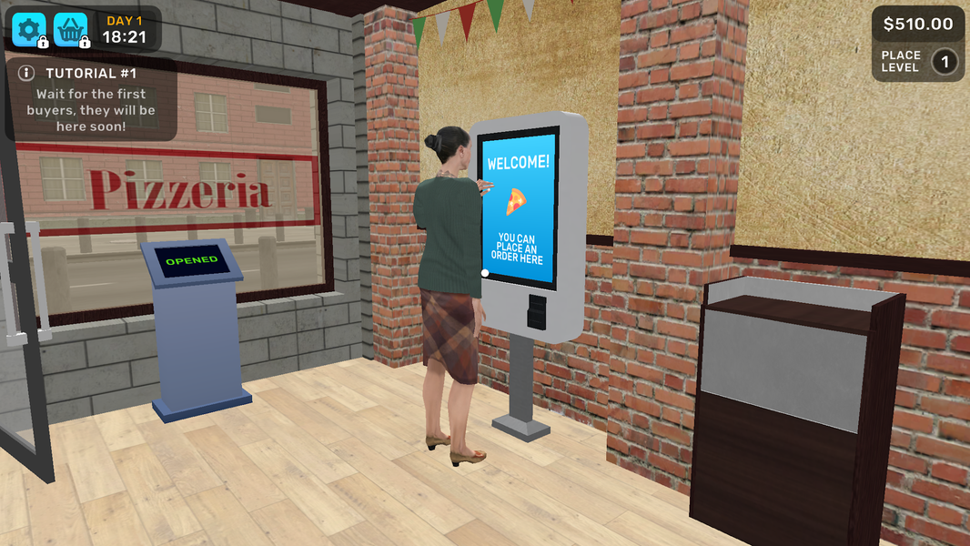 Pizza manager simulator 3d - Gameplay image of android game
