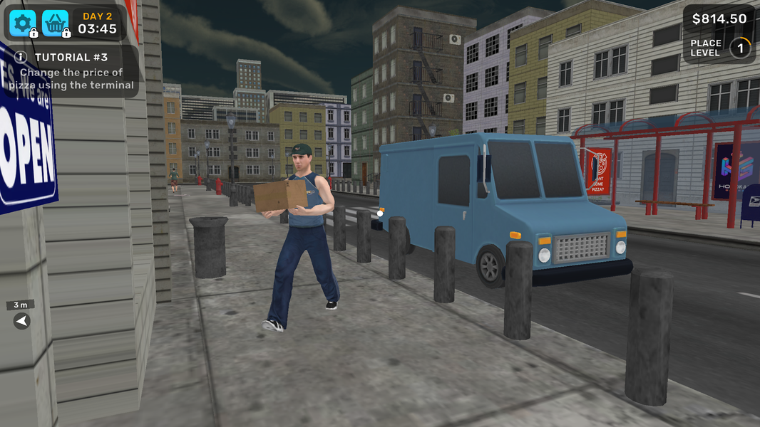 Pizza manager simulator 3d - Gameplay image of android game