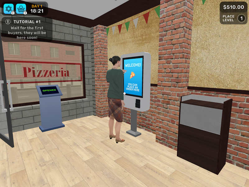 Pizza manager simulator 3d - Gameplay image of android game