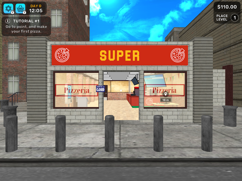 Pizza manager simulator 3d - Gameplay image of android game