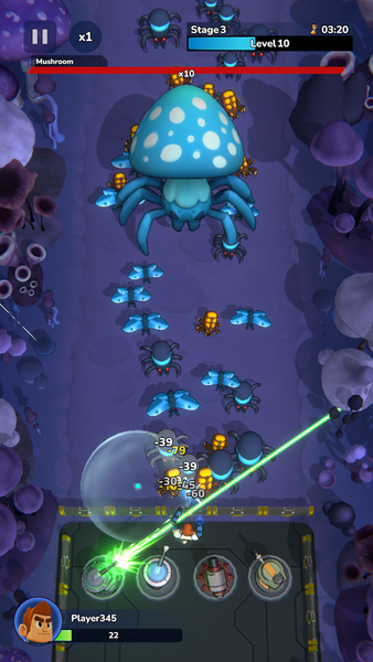 Swarm Defense TD - Gameplay image of android game