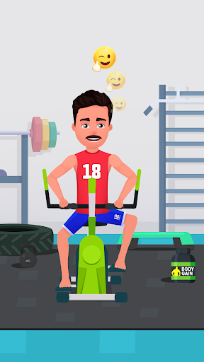 Muscle Workout Clicker-GymGame - Gameplay image of android game