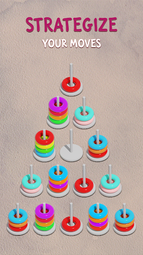 Color Hoop Stack Puzzle - عکس بازی موبایلی اندروید
