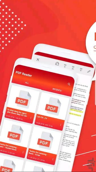 پی دی اف خوانPDF+پیشرفته - عکس برنامه موبایلی اندروید