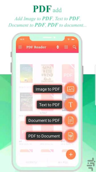 پی دی اف خوانPDF+پیشرفته - Image screenshot of android app