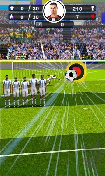 بازی فوتبال- شوت - عکس بازی موبایلی اندروید