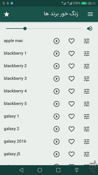 زنگ خور برند ها (صدای زنگ) - عکس برنامه موبایلی اندروید