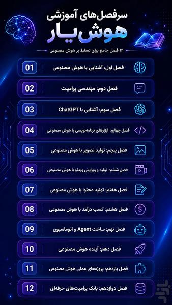 هوشیار | آموزش هوش مصنوعی - Image screenshot of android app