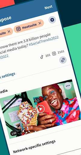 Hootsuite: Schedule Posts - Image screenshot of android app