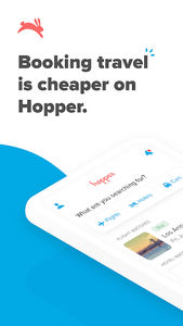 Hopper: Hotels, Flights & Cars - عکس برنامه موبایلی اندروید