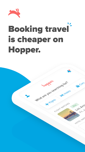 Hopper: Hotels, Flights & Cars - عکس برنامه موبایلی اندروید