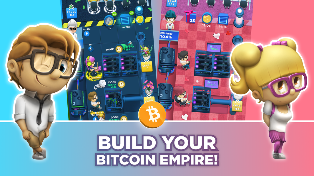 Crypto Idle Miner: Bitcoin Inc - Image screenshot of android app