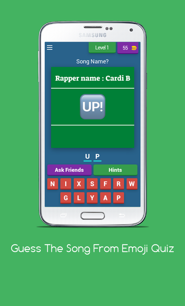 Guess The Song From Emoji Quiz - Gameplay image of android game