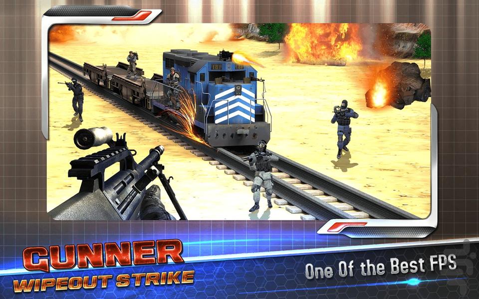 Gunner Wipeout Strike - Gameplay image of android game