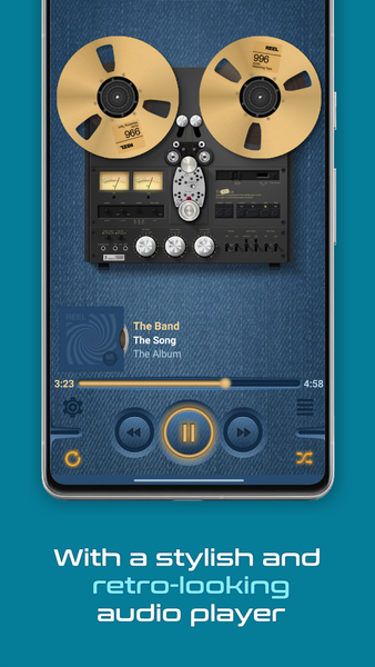 Reelistic Audio Player - Image screenshot of android app