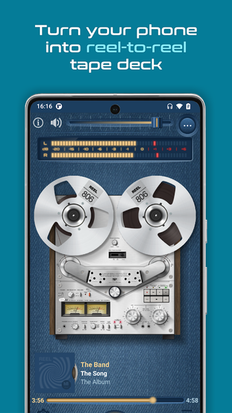 Reelistic Audio Player - عکس برنامه موبایلی اندروید