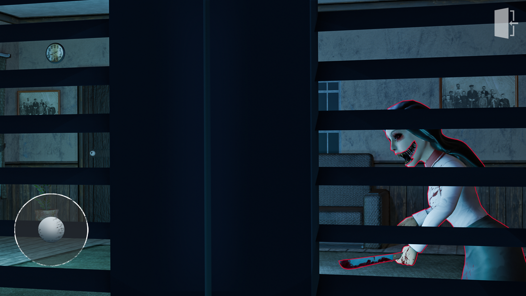 Scary Dancing Lady Horror game - Gameplay image of android game