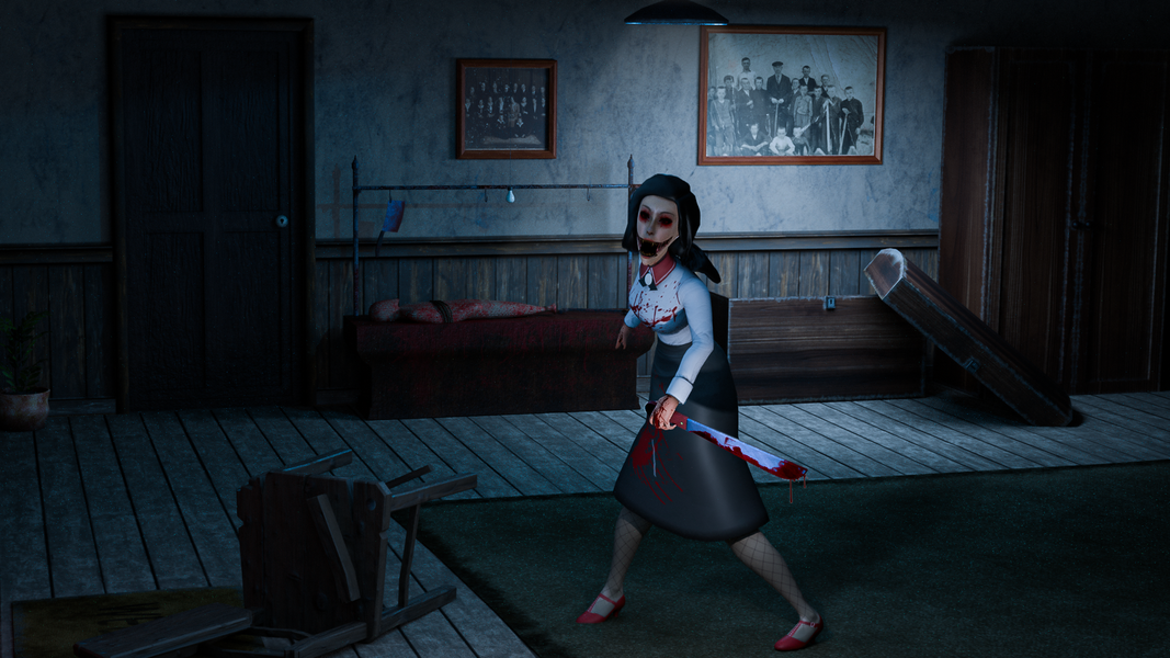 Scary Dancing Lady Horror game - Gameplay image of android game