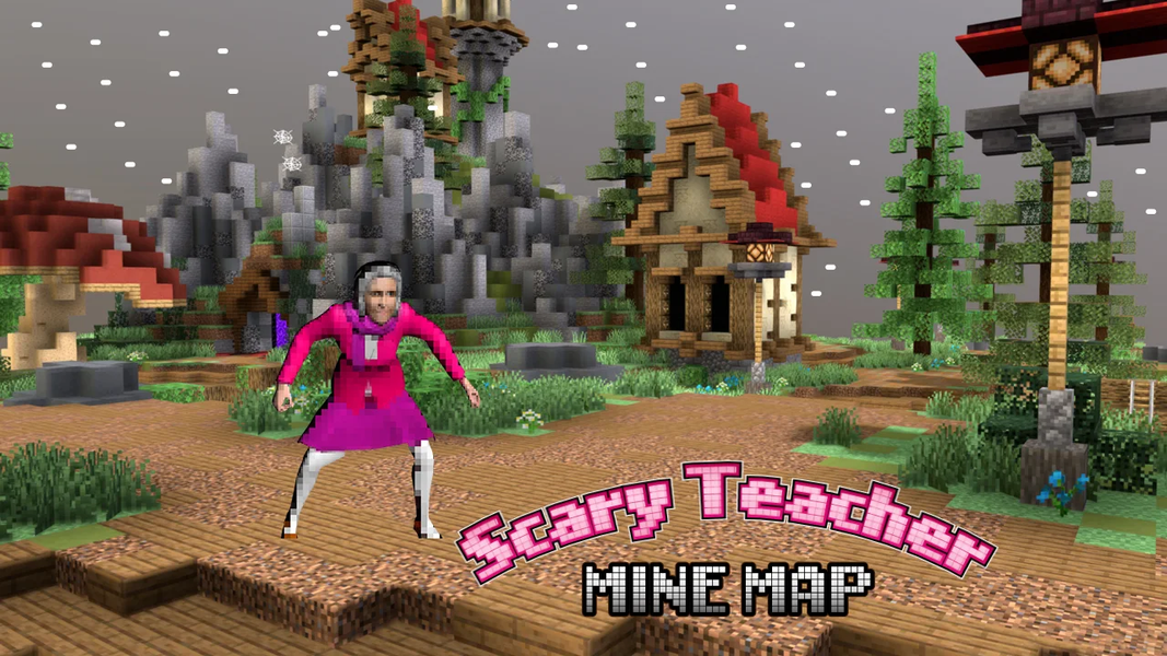 Scary Teacher Minecraft PE - عکس برنامه موبایلی اندروید