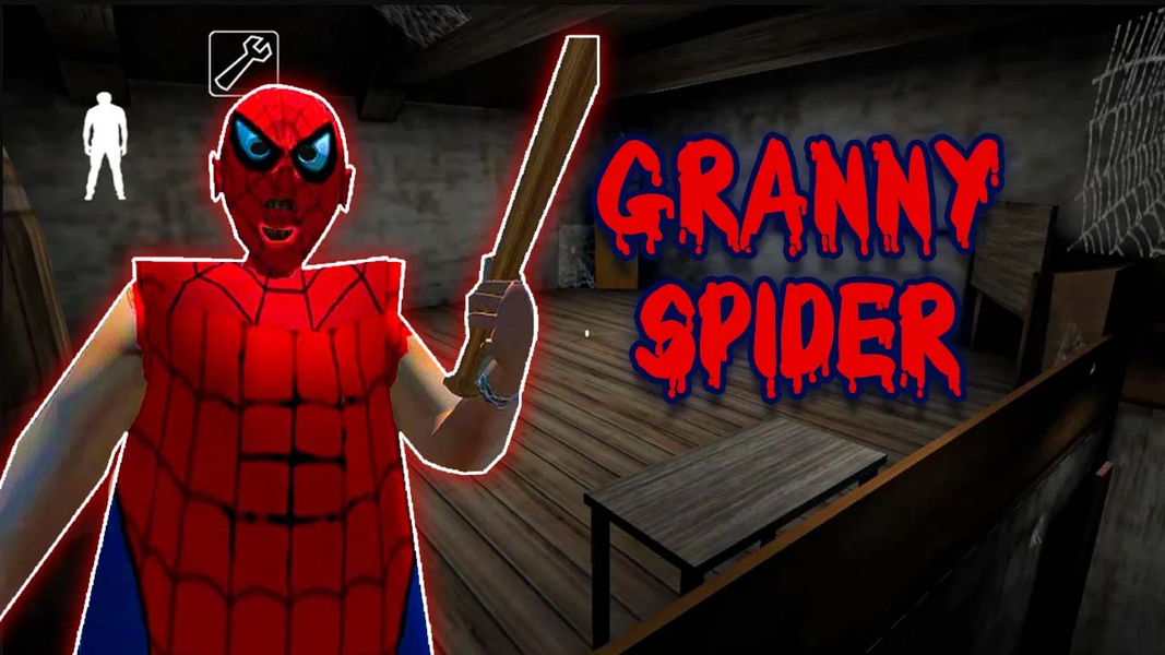 Spider Granny V2: Scary Game - Gameplay image of android game