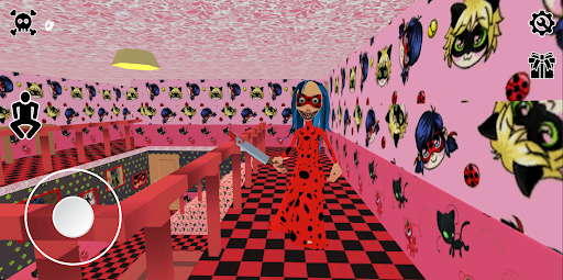 Scary Lady Momo Bug & Granny Mother Bird Horror - Gameplay image of android game