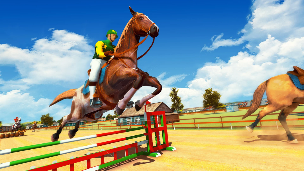 Horse Riding 3D Simulation - Gameplay image of android game
