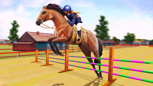 Horse Show Jump Simulator 3D - Jogo Gratuito Online