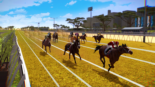 Horse Racing Endless Horse Riding Stunts - Gameplay image of android game