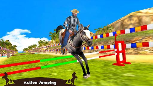 Horse Riding Simulator 3D : Jockey Mobile Game - Gameplay image of android game