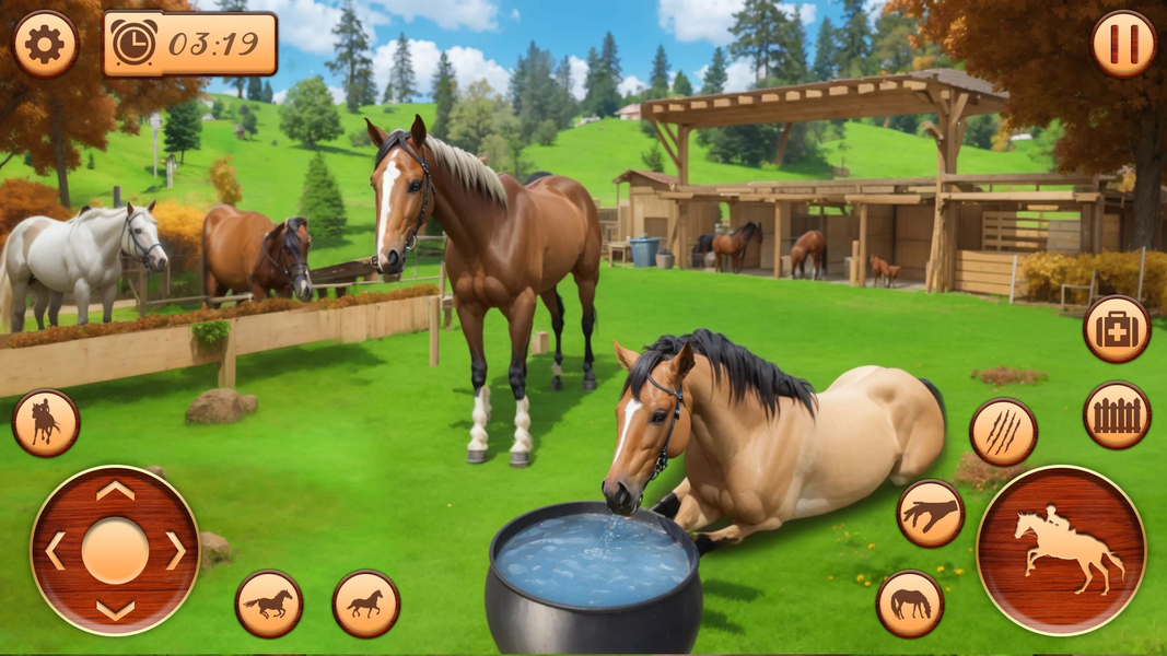 Horse Riding - Horse Games - Gameplay image of android game