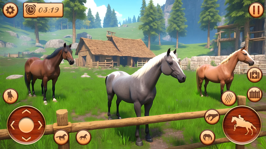 Horse Riding - Horse Games - Gameplay image of android game