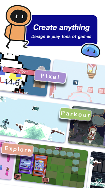 Julian's Editor: Create & Play - Gameplay image of android game