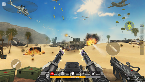 World War: Army Battle FPS 3D - Gameplay image of android game