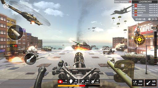 World War: Army Battle FPS 3D - Gameplay image of android game