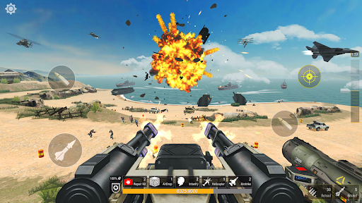 World War: Army Battle FPS 3D - Gameplay image of android game